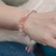 Gradient Agate Peach Blossom Luck Bracelet Gradient Agate Peach Blossom Luck Bracelet