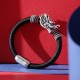 999 Sterling Silver Dragon Luck Braided Bracelet 999 Sterling Silver Dragon Luck Braided Bracelet