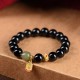 Black Onyx Hetian Jade Lucky Charm Bracelet Black Onyx Hetian Jade Lucky Charm Bracelet