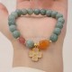 Jade Four Leaf Clover Prosperity Bracelet