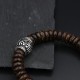 Tibetan Coconut Shell Om Mani Padme Hum Bracelet Tibetan Coconut Shell Om Mani Padme Hum Bracelet