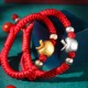 999 Sterling Silver Red Rope Kids Luck Bracelet 999 Sterling Silver Red Rope Kids Luck Bracelet