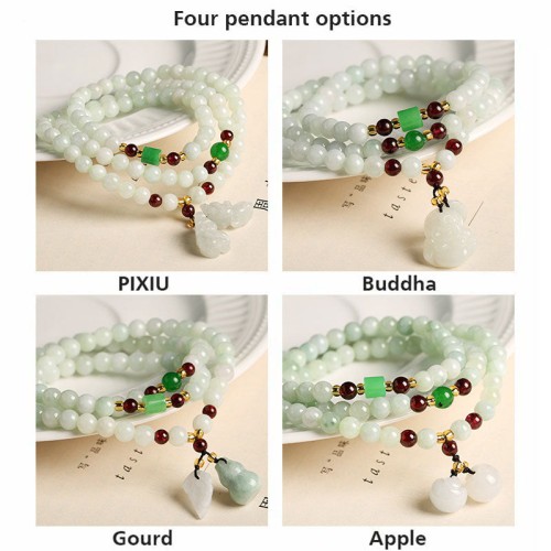 Jade Pixiu Buddha Abundance Bracelet