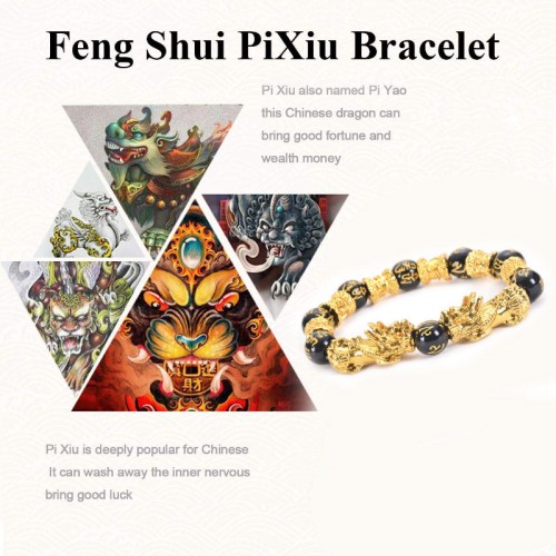 Double Pixiu Obsidian Wealth Bracelet