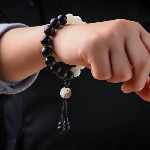 Ebony Yin Yang Protection Bracelet Ebony Yin Yang Protection Bracelet