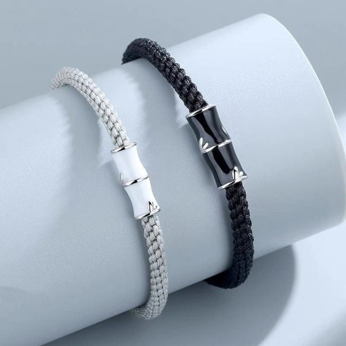 Bamboo Pattern Healing Couple Rope Bracelet