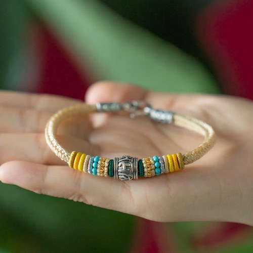 Tibetan Om Mani Padme Hum Purity Bracelet Tibetan Om Mani Padme Hum Purity Bracelet