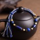 Handmade Lazurite Bead Positive Rope Bracelet Handmade Lazurite Bead Positive Rope Bracelet