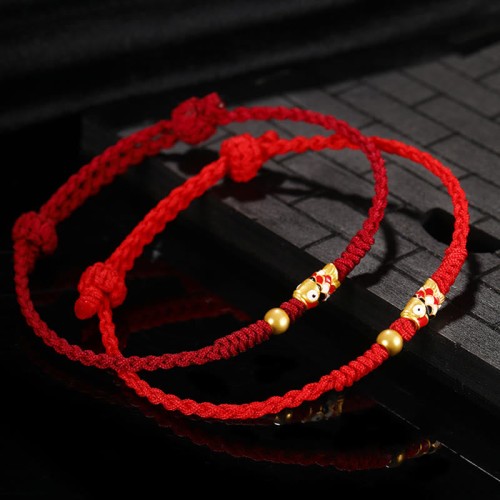 999 Gold Luck Koi Fish Bracelet