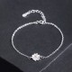 925 Silver Cherry Blossom Blessing Chain Bracelet 925 Silver Cherry Blossom Blessing Chain Bracelet