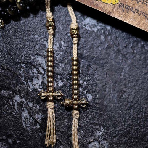 108 Mala Beads Gold Sheen Obsidian Wealth Bracelet 108 Mala Beads Gold Sheen Obsidian Wealth Bracelet