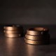 Vintage Handmade Copper Brass Leather Wealth Bracelet Vintage Handmade Copper Brass Leather Wealth Bracelet