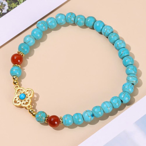 Turquoise Bead Protection Balance Bracelet Turquoise Bead Protection Balance Bracelet