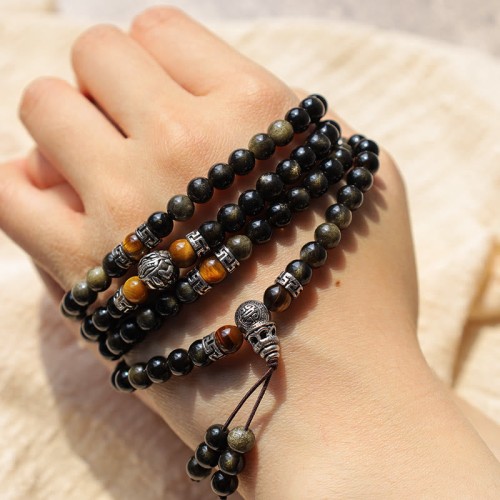 Golden Obsidian Energy Bracelet Necklace Golden Obsidian Energy Bracelet Necklace