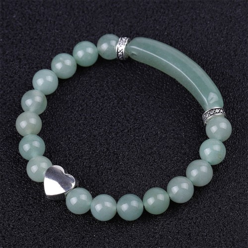 Crystal Beads Unisex Heart Bracelet Crystal Beads Unisex Heart Bracelet