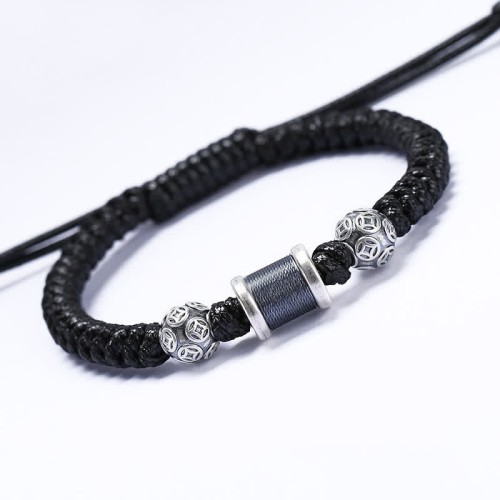 999 Sterling Silver Copper Coin Balance Bracelet 999 Sterling Silver Copper Coin Balance Bracelet