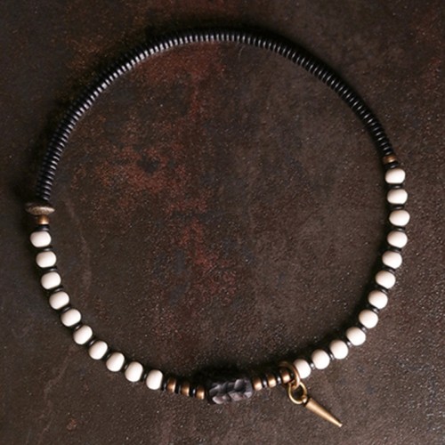 Yak Bone Ebony Wood Copper Strength Bracelet Yak Bone Ebony Wood Copper Strength Bracelet