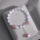 Cat's Eye Moonstone Strawberry Quartz PiXiu Bracelet Cat's Eye Moonstone Strawberry Quartz PiXiu Bracelet
