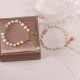 Pearl Green Strawberry Quartz Healing Bracelet
