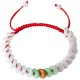 Round Jade Lucky Red String Weave Bracelet Round Jade Lucky Red String Weave Bracelet