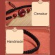 Natural Cinnabar Peace Buckle Blessing Bracelet Natural Cinnabar Peace Buckle Blessing Bracelet