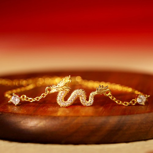 Dragon Auspicious Golden Luck Bracelet Dragon Auspicious Golden Luck Bracelet
