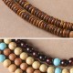 Sandalwood Turquoise Protection Double Wrap Bracelet