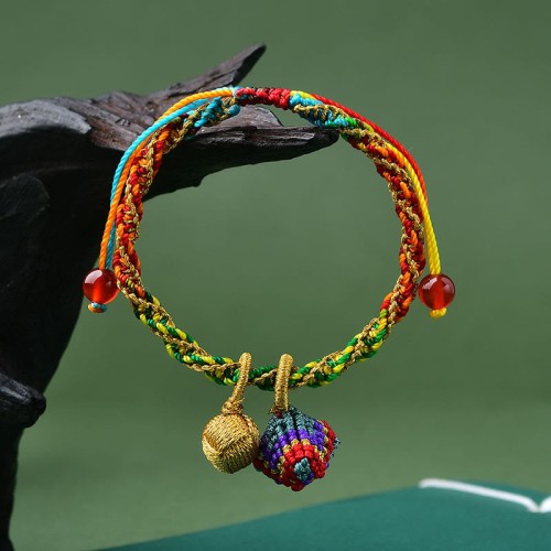 Colorful Rope Zongzi Charm Luck Bracelet Colorful Rope Zongzi Charm Luck Bracelet