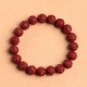 Cinnabar Om Mani Padme Hum Lotus Bracelet
