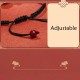 Natural Cinnabar Peace Buckle Blessing Bracelet Natural Cinnabar Peace Buckle Blessing Bracelet