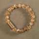 Citrine Crystal Brass Protection Bracelet Citrine Crystal Brass Protection Bracelet