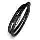 Genuine Leather Red String Protection Magnetic Bracelet