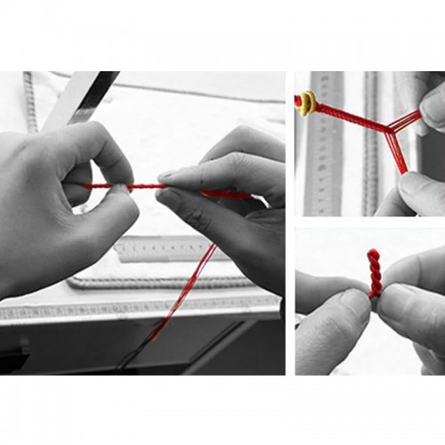 "May You Be Good Fortune" Multicolored Bracelet "May You Be Good Fortune" Multicolored Bracelet