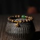 999 Gold Brunei Agarwood Cyan Jade Lotus Bracelet 999 Gold Brunei Agarwood Cyan Jade Lotus Bracelet