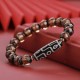 Tibetan Nine-Eye Dzi Bead Wealth Bracelet Tibetan Nine-Eye Dzi Bead Wealth Bracelet