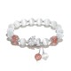 Cat's Eye Moonstone Strawberry Quartz PiXiu Bracelet Cat's Eye Moonstone Strawberry Quartz PiXiu Bracelet