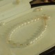 14K Gold Plated Pearl Hetian Cyan Jade Sincerity Bead Bracelet 14K Gold Plated Pearl Hetian Cyan Jade Sincerity Bead Bracelet