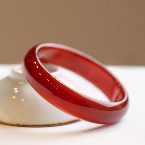 Natural Red Agate Confidence Bangle Natural Red Agate Confidence Bangle