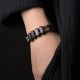 Tibetan Ebony Wood Copper Double Layer Balance Bracelet