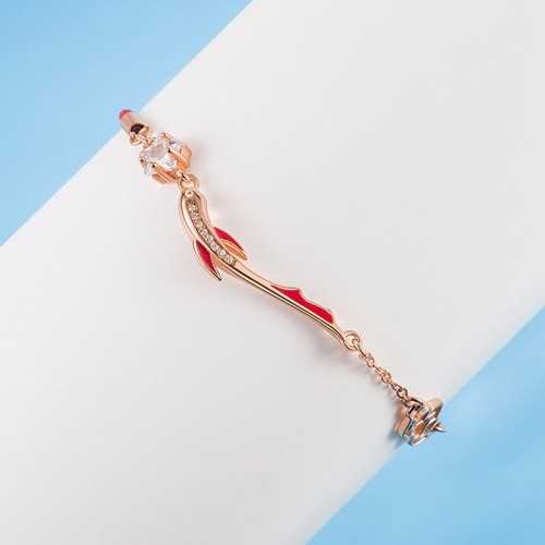 925 Silver Koi Fish Lotus Star Red String Bracelet 925 Silver Koi Fish Lotus Star Red String Bracelet