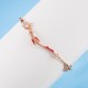 925 Silver Koi Fish Lotus Star Red String Bracelet 925 Silver Koi Fish Lotus Star Red String Bracelet