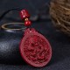 Dragon Cinnabar Protection Pendant