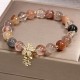 Rutilated Quartz Citrine Wealth Protection Bracelet Rutilated Quartz Citrine Wealth Protection Bracelet
