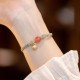 Red Agate Jade Lotus Confidence Bracelet Red Agate Jade Lotus Confidence Bracelet