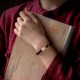 Red Sandalwood Gourd Jade Calm Bracelet