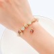 Colorful Rutilated Quartz Cat Eye Zircon Auspicious Bracelet Colorful Rutilated Quartz Cat Eye Zircon Auspicious Bracelet