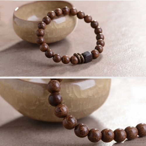 Phoebe Zhennan Wood Spirituality Bracelet