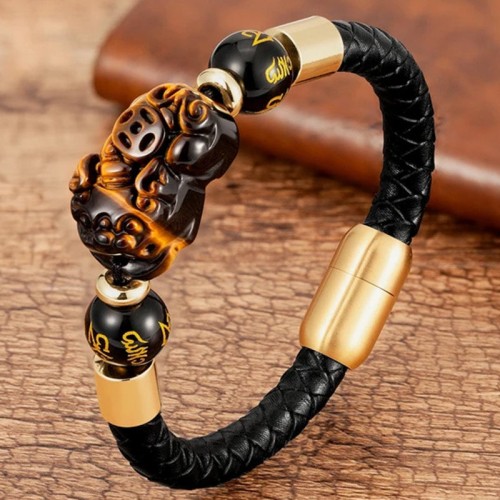 Feng Shui Tiger Eye PiXiu Bracelet