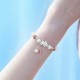 Cat's Eye Moonstone Strawberry Quartz PiXiu Bracelet Cat's Eye Moonstone Strawberry Quartz PiXiu Bracelet