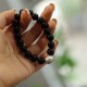 Sterling Silver Onyx Protection Bracelet